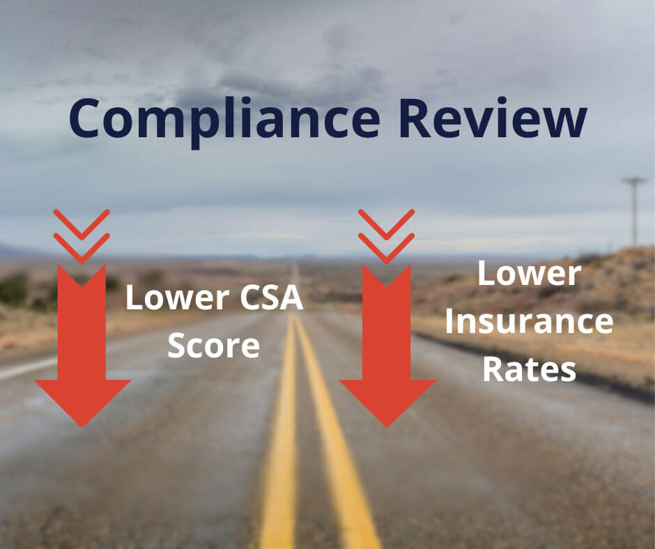Compliance Review Benefits - Lower CSA Scores & Insurance Rates