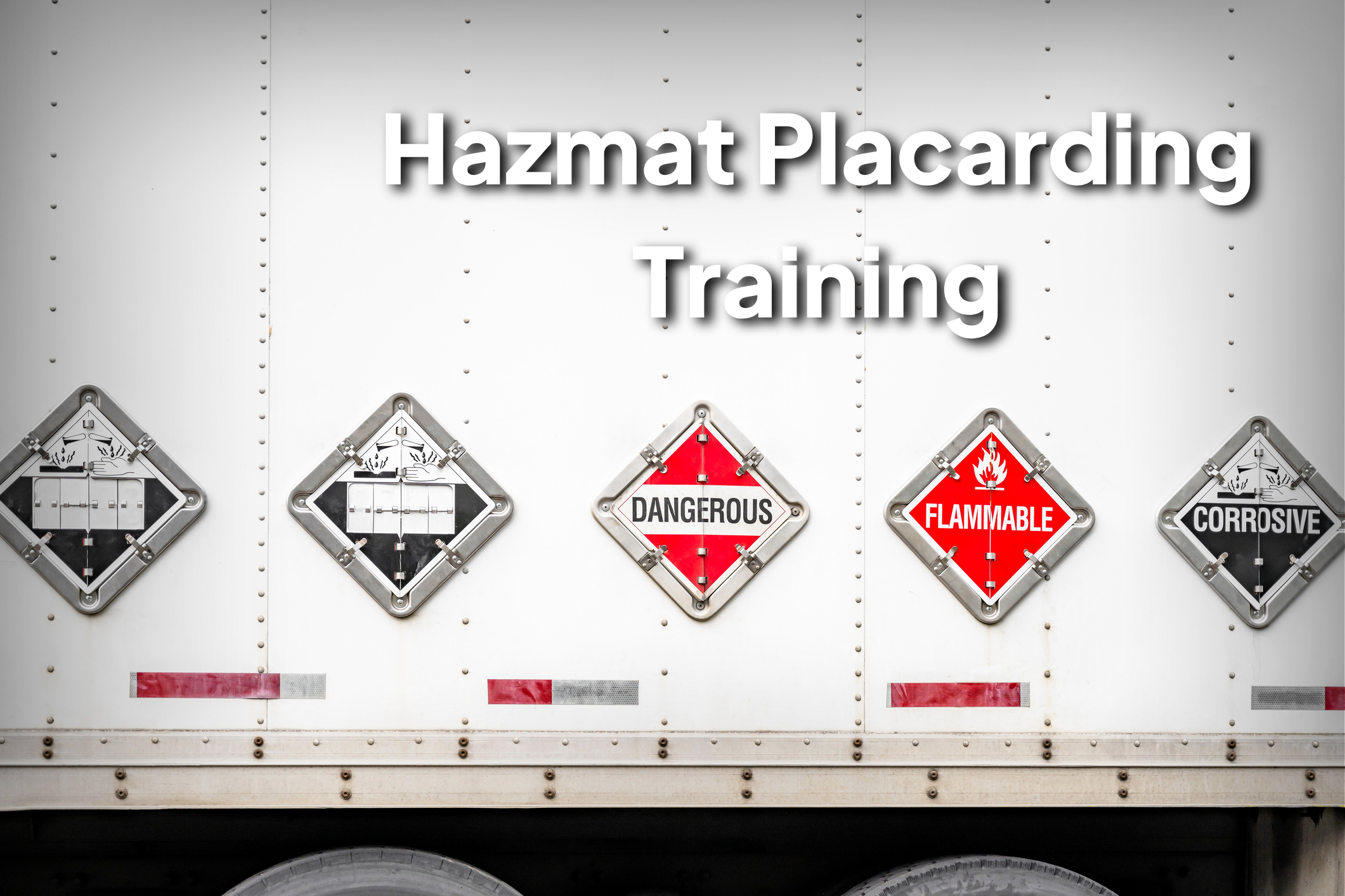 Hazmat Placarding Training DOT Compliance Group